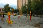 Спортмайданчик біля гуртожитків